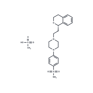 化合物 Sonepiprazole mesylate,Sonepiprazole mesylate