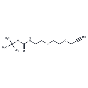 化合物 Propargyl-PEG2-NHBoc,Propargyl-PEG2-NHBoc