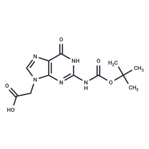 化合物 N2-Boc-guanine-9-acetic ?acid|TNU0891|TargetMol