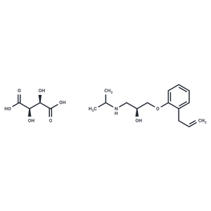 化合物 Alprenolol tartrate, (S)-|T4560L2|TargetMol