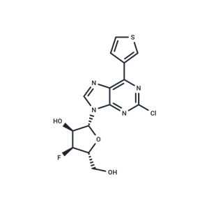 化合物 9-(3-Deoxy-3-fluoro-β-D-ribofuranosyl)-2-chloro-6-(thiophen-3-yl)purine,9-(3-Deoxy-3-fluoro-β-D-ribofuranosyl)-2-chloro-6-(thiophen-3-yl)purine