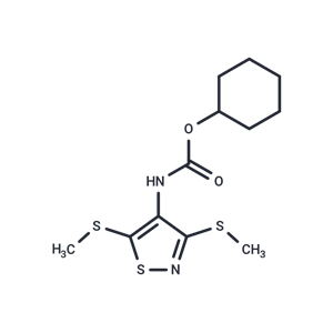 化合物 Cyclohexyl [3,5-bis(methylthio)-4-isothiazolyl]carbamate|T82638|TargetMol