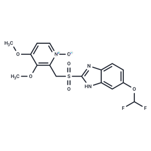 化合物 2-(((6-(Difluoromethoxy)-1H-benzo[d]imidazol-2-yl)sulfonyl)methyl)-3,4-dimethoxypyridine 1-oxide|T67420|TargetMol