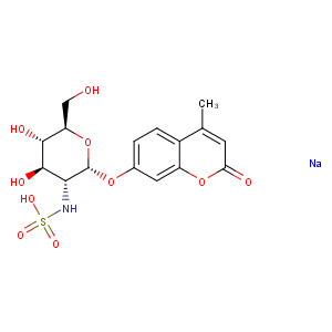 4-Methylumbelliferyl 2-sulfamino-2-deoxy-α-D-Glucopyranoside (sodium salt)|T37568|TargetMol