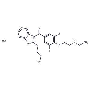 化合物 Desethylamiodarone hydrochloride|T11002|TargetMol