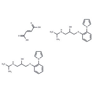 化合物 Isamoltane hemifumarate|T22872|TargetMol