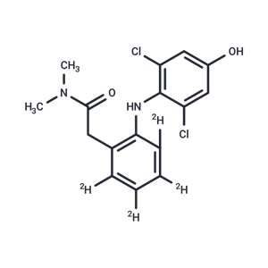 化合物 4’-Hydroxy Diclofenac-d4 (Major)|TMID-0220|TargetMol