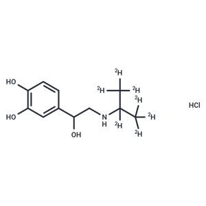 化合物 Isoproterenol-d7 HCl|T69598|TargetMol