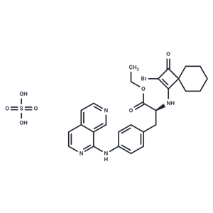 化合物 Zaurategrast ethyl ester sulfate|T13388|TargetMol