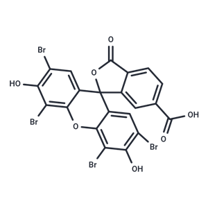 化合物 2',4',5',7'-Tetrabromo-3',6'-dihydroxy-3-oxo-3H-spiro[isobenzofuran-1,9'-xanthene]-6-carboxylic acid|T66348|TargetMol