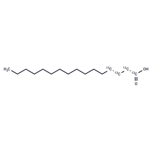 Palmitic Acid-13C (C1, C2, C3, and C4 labeled),Palmitic acid-1,2,3,4-13C4