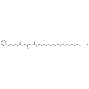 化合物 N-(5-((2-Methylene-3-(((octadecylamino)carbonyl)oxy)propoxy)carbonyl)pentyl)pyridinium|T71427|TargetMol