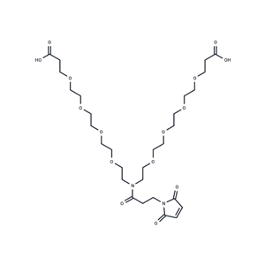 化合物 Mal-N-bis(PEG4-C2-acid)|T15969|TargetMol