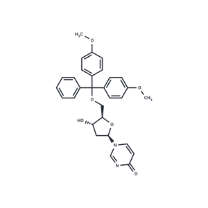 化合物 2-Deoxy-2’-deoxy-5’-(4,4’-dimethoxytrityl)uridine|TNU1565|TargetMol