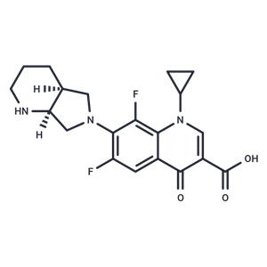 化合物 1-Cyclopropyl-6,8-difluoro-7-((4aS,7aS)-hexahydro-1H-pyrrolo[3,4-b]pyridin-6(2H)-yl)-4-oxo-1,4-dihydroquinoline-3-carboxylic acid,1-Cyclopropyl-6,8-difluoro-7-((4aS,7aS)-hexahydro-1H-pyrrolo[3,4-b]pyridin-6(2H)-yl)-4-oxo-1,4-dihydroquinoline-3-carboxylic acid