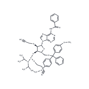 化合物 2’-O-Propargyl A(Bz)-3’-phosphoramidite|TNU0937|TargetMol