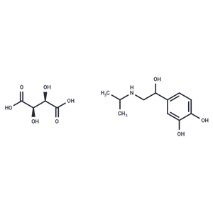 化合物 Isoproterenol bitartrate,Isoproterenol bitartrate