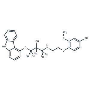 化合物 4-Hydroxyphenyl Carvedilol-d5|T19136|TargetMol