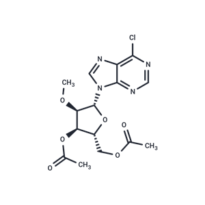 化合物 6-Chloro-9-(3,5-di-O-acetyl-2-O-methyl-β-D-ribofuranosyl)-9H-purine|TNU1158|TargetMol