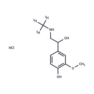 化合物 rac Metanephrine-d3 Hydrochloride Salt|TMIH-0473|TargetMol