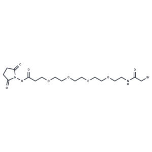 化合物 Bromoacetamido-PEG4-NHS ester|T14825|TargetMol