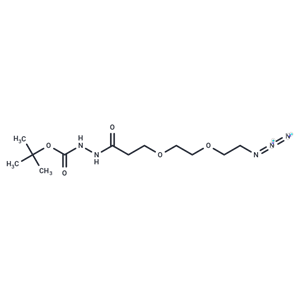 化合物 Azido-PEG2-hydrazide-Boc|T14422|TargetMol