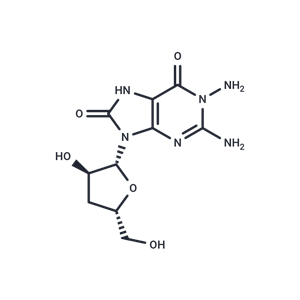 化合物 1-Amino-3’-deoxy-7,8-dihydro-8-oxoguanosine|TNU0443|TargetMol