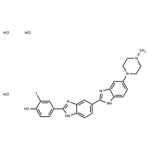 化合物 Hoechst 33342 analog 2 trihydrochloride,Hoechst 33342 analog 2 trihydrochloride