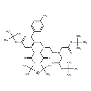 化合物 S-2-(4-aminobenzyl)-diethylenetriamine penta-t-butyl acetate|TNU0613|TargetMol