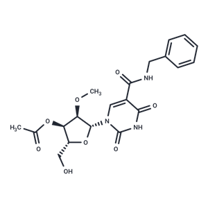 化合物 5-Benzylaminocarbonyl-3’-O-acetyl-2’-O-methyluridine|TNU0054|TargetMol