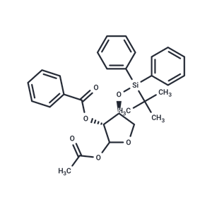 化合物 1-O-Acetyl-2-O-benzoyl-3-O-tert-butyldiphenylsilyl-L-threofuranose|TNU1325|TargetMol