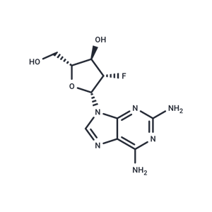 化合物 2,6-Diaminopurine -9-beta-D-(2’-deoxy-2’-fluoro)-arabinoriboside|TNU0083|TargetMol