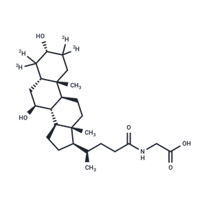 化合物 Glycoursodeoxycholic Acid-d4|TMIH-0257|TargetMol