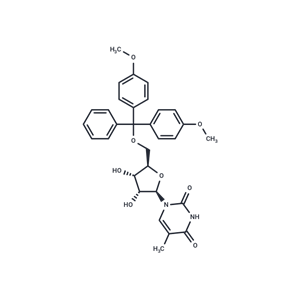 化合物 5’-(4,4’-Dimethoxytrityl)-5-methyluridine,5’-(4,4’-Dimethoxytrityl)-5-methyluridine