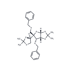 化合物 (3aR,5S,6S,6aR)-6-Benzy ?loxy-5-(benzyloxymethyl)-5-[(4R)-2,2-dimethyl-1,3-dioxolan-4-yl]-2,2-dimethyl-6,6a-dihydro-3aH-furo[2,3-d][1,3]dioxole|TNU1214|TargetMol