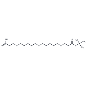 化合物 Acid-PEG5-C2-Boc,Acid-PEG5-C2-Boc