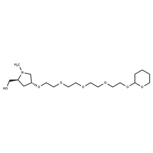 化合物 THP-PEG4-Pyrrolidine(N-Me)-CH2OH|T18847|TargetMol