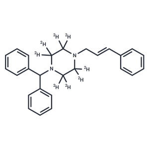 化合物 Cinnarizine D8|T10816|TargetMol