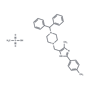 化合物 Lifarizine methanesulfonate,Lifarizine methanesulfonate