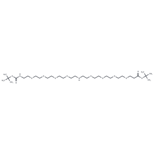 化合物 N-(Boc-PEG4)-NH-PEG4-NH-Boc|T16216|TargetMol