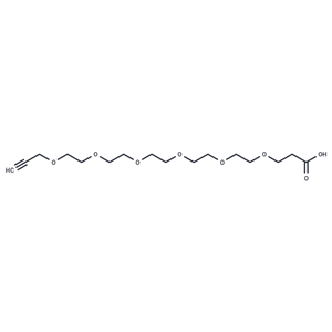 化合物 Propargyl-PEG6-acid,Propargyl-PEG6-acid