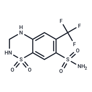 化合物 Hydroflumethiazide|T21416|TargetMol