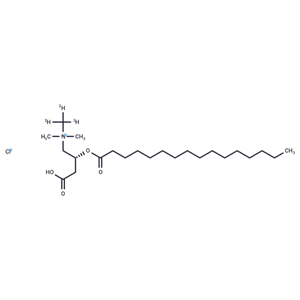 化合物 Palmitoyl L-Carnitine-d3 Hydrochloride|TMID-0040|TargetMol