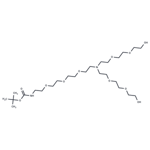 化合物 N-(Boc-PEG3)-N-bis(PEG2-alcohol)|T16213|TargetMol