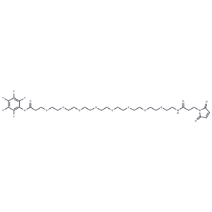 化合物 Mal-NH-PEG8-CH2CH2COOPFP ester|T18261|TargetMol