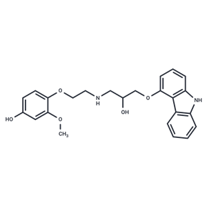 化合物 Carvedilol metabolite 4-Hydroxyphenyl Carvedilol|T10686|TargetMol