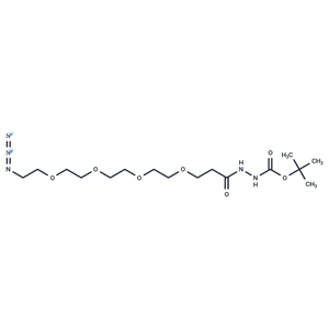 化合物 Azido-PEG4-hydrazide-Boc|T14449|TargetMol