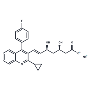 化合物 Pitavastatin sodium,Pitavastatin sodium