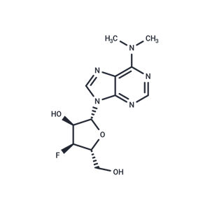 化合物 3’-Deoxy-3’-fluoro-N6,N6-dimethyladenosine|TNU0300|TargetMol