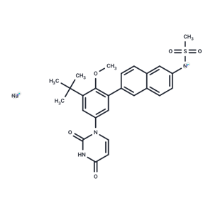 化合物 Dasabuvir sodium|T63593|TargetMol